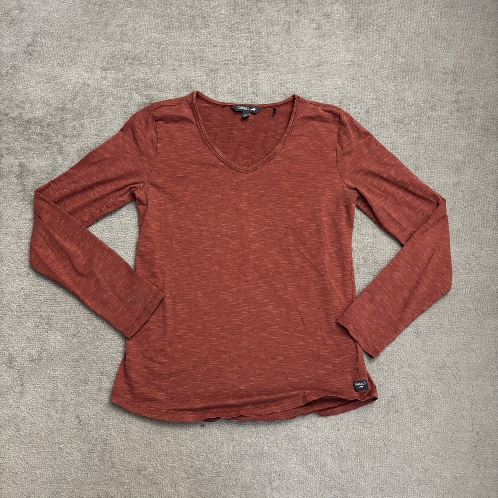Toad&Co Marley II Long Sleeve T-Shirt Top Auburn Women’s - Picture 3 of 9